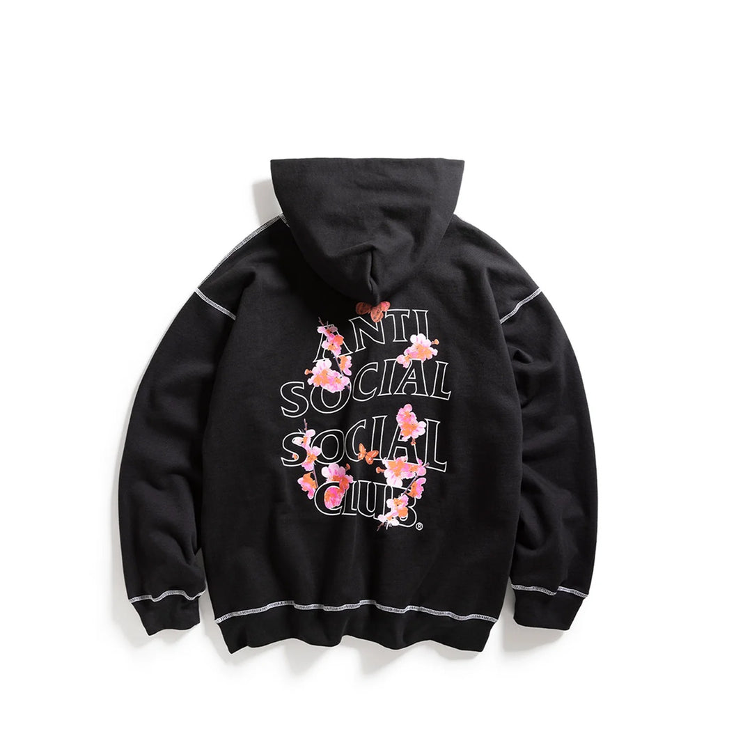 Anti Social Social Club CONTRAST STITCH HOODIE - Black