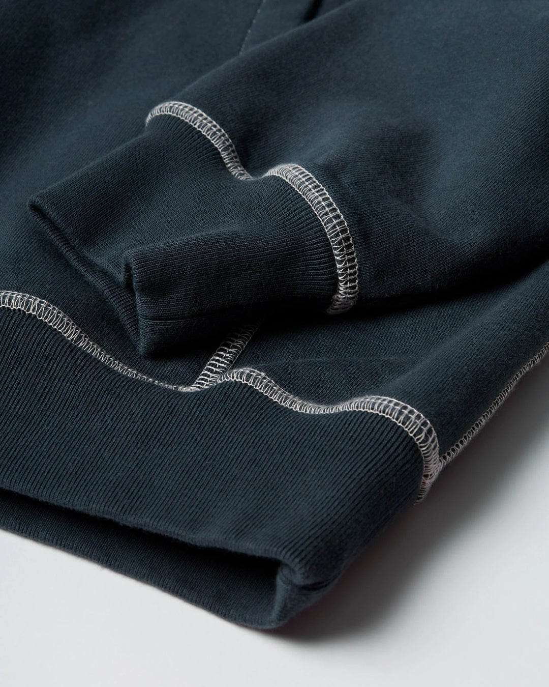 By Parra Circled Script Logo Hooded Sweatshirt - Dark Blue