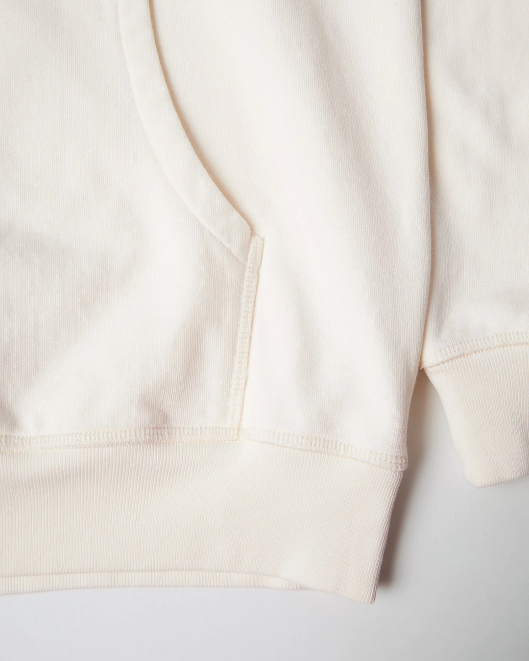 By Para Circled Script Logo Hooded Sweatshirt - Off White