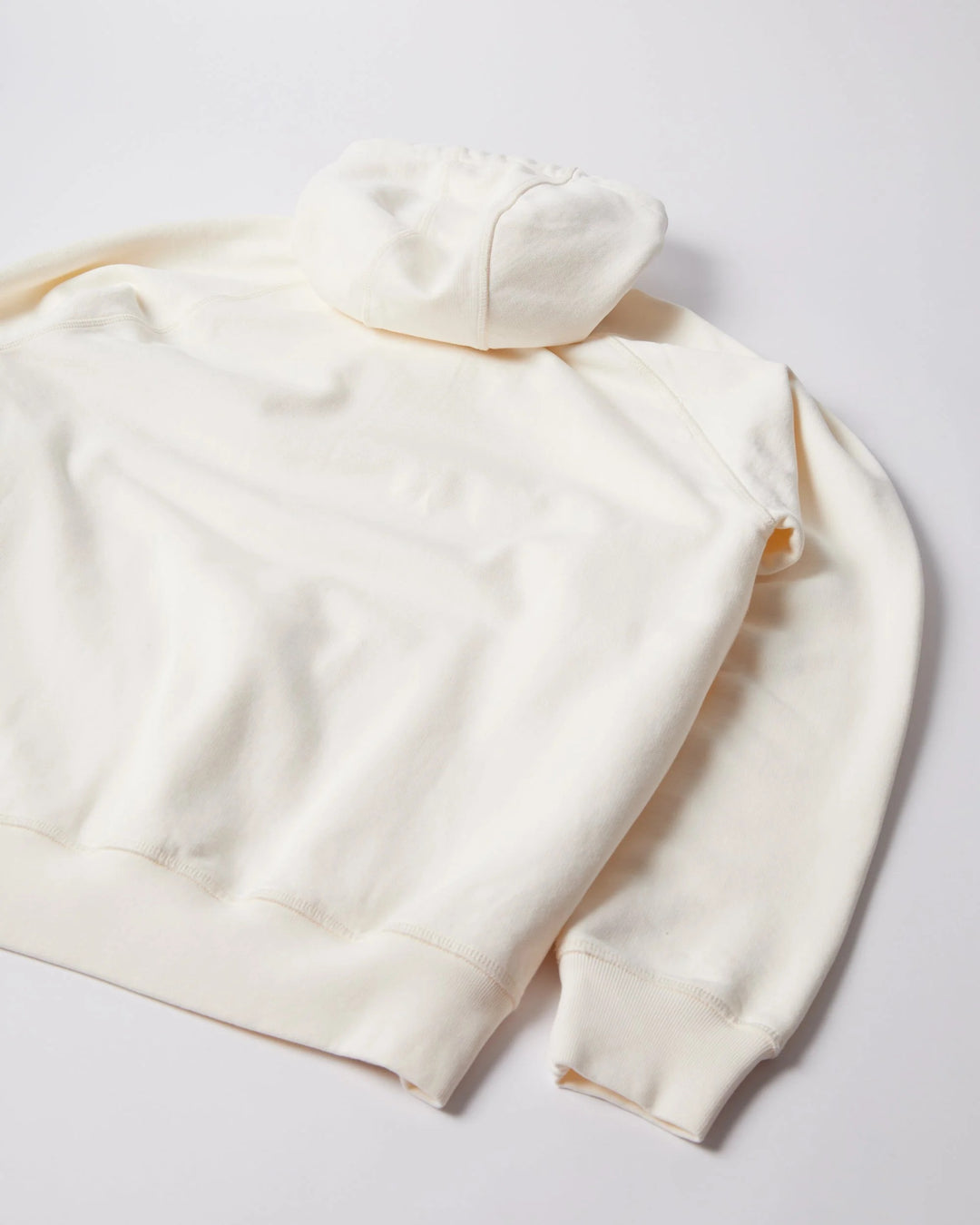 By Para Circled Script Logo Hooded Sweatshirt - Off White