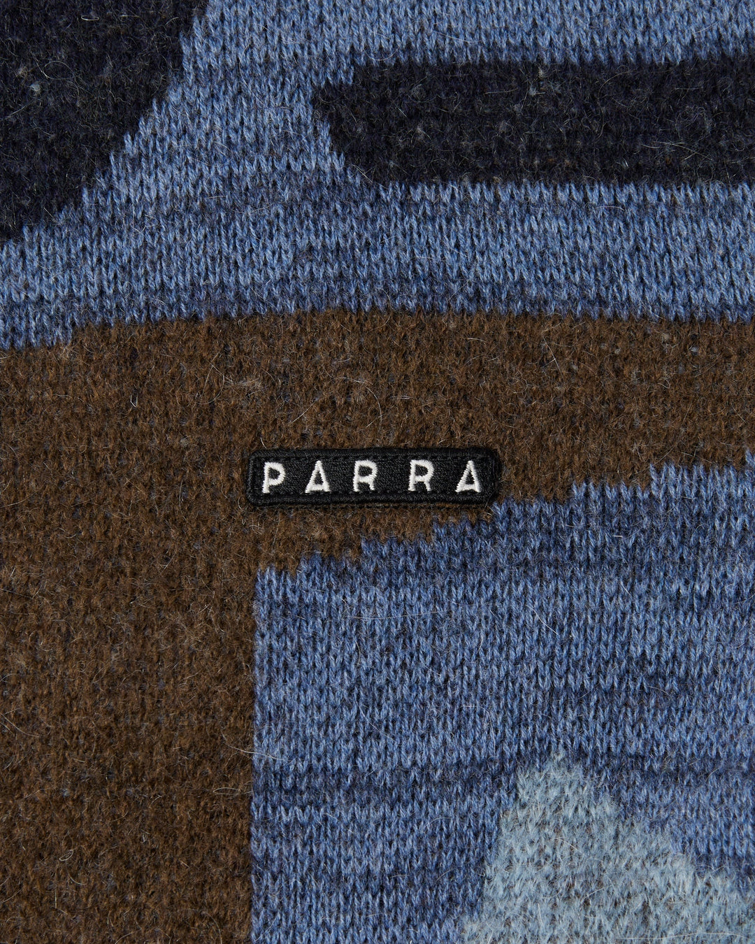 By Para Detached Knitting Pullover - Blue