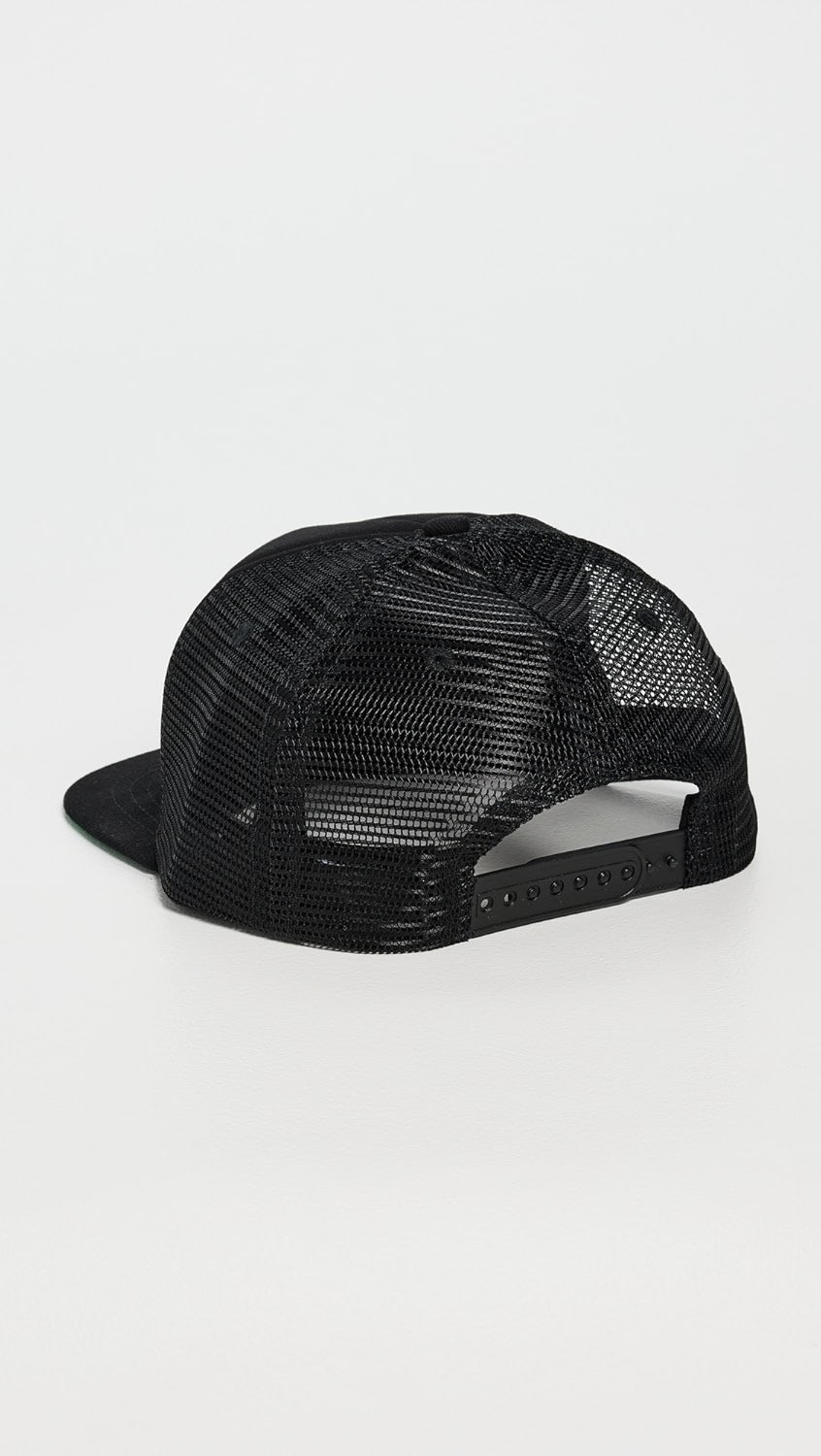 Rhude Thousand Palms Trucker Hat - Black / White