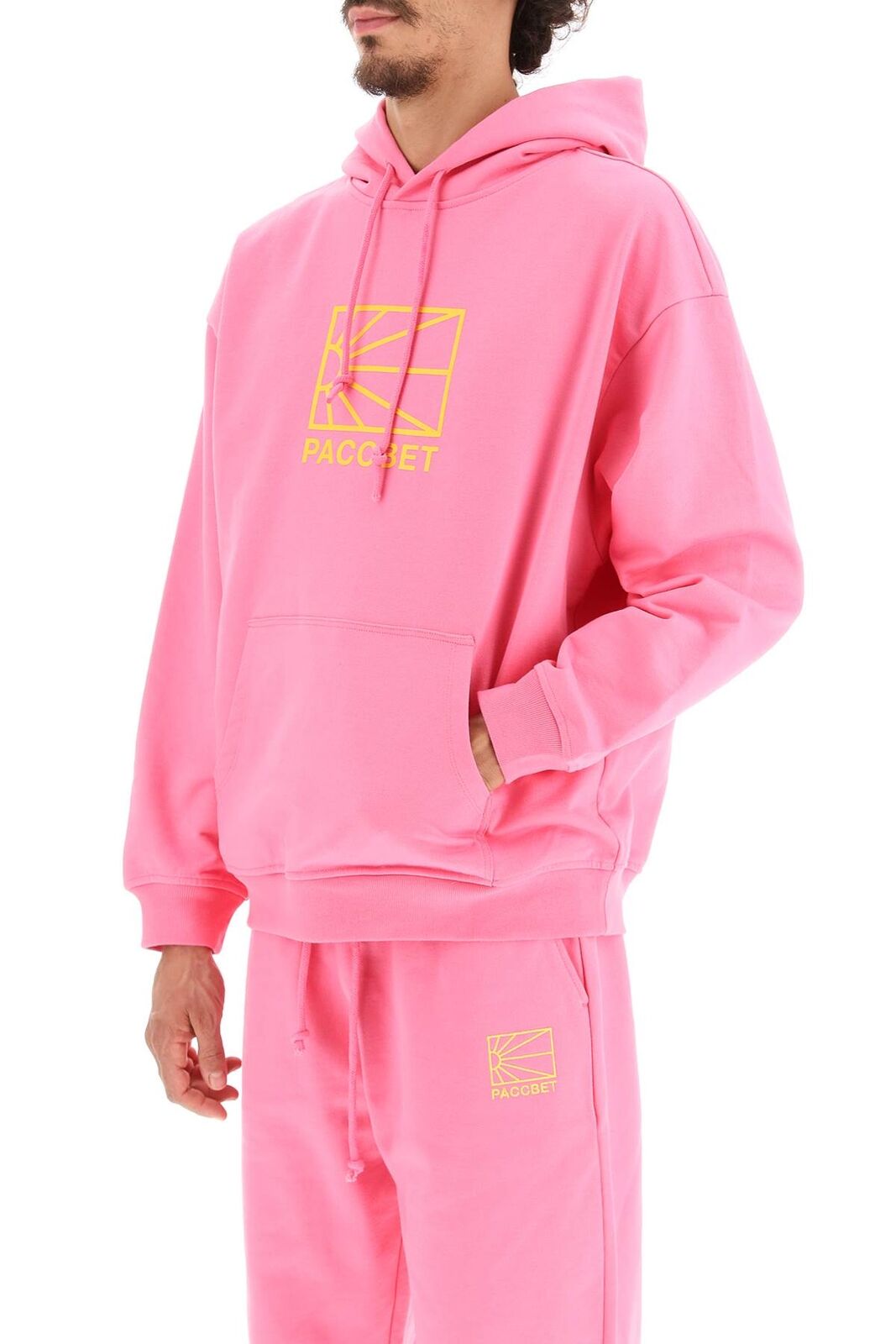 Rassvet Men Knit Big Logo Hoodie - Pink
