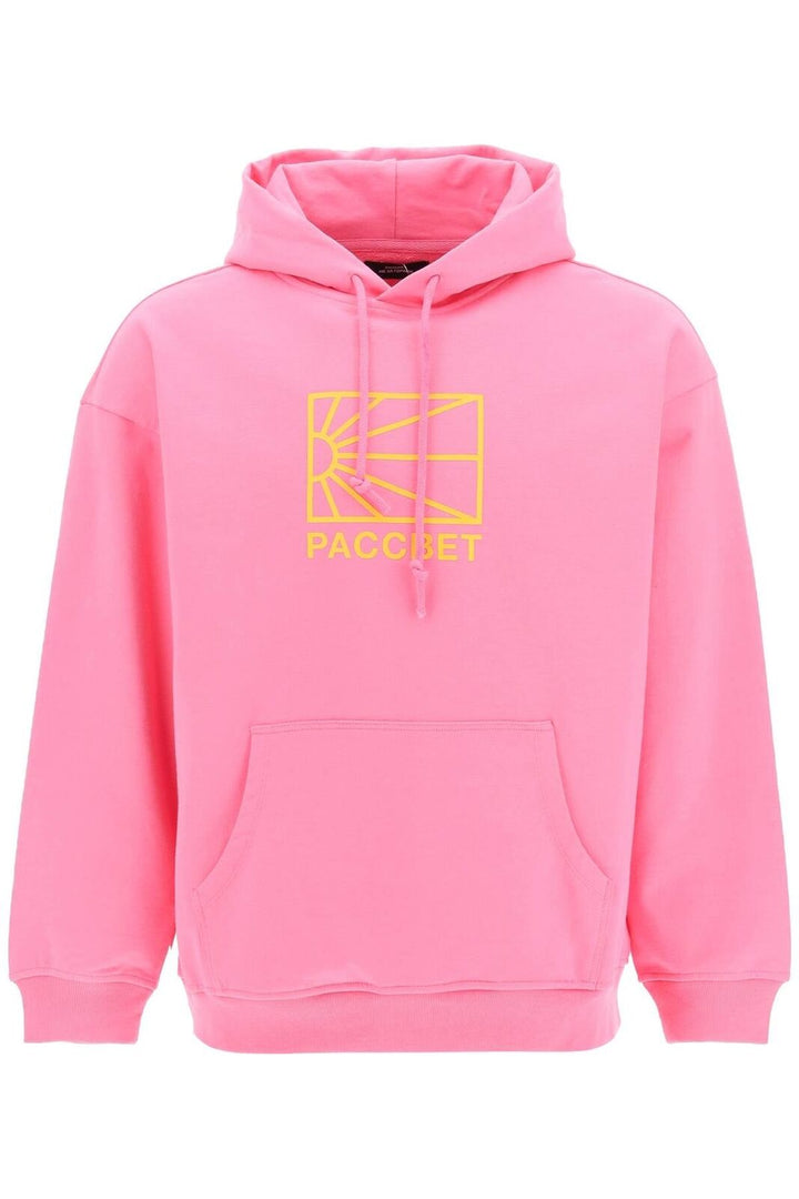 Rassvet Men Knit Big Logo Hoodie - Pink