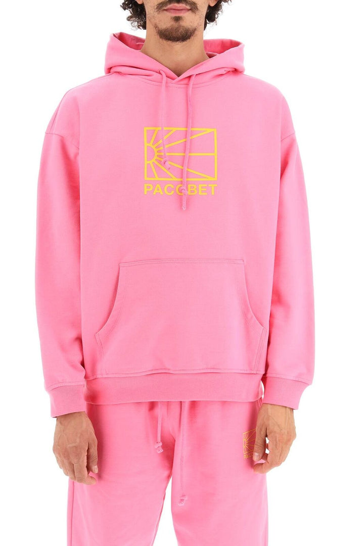 Rassvet Men Knit Big Logo Hoodie - Pink