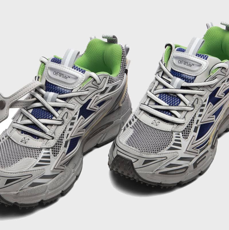 Off-White Sneakers - Be Right Back  - Worn Out Dark Blue/ Dark Grey