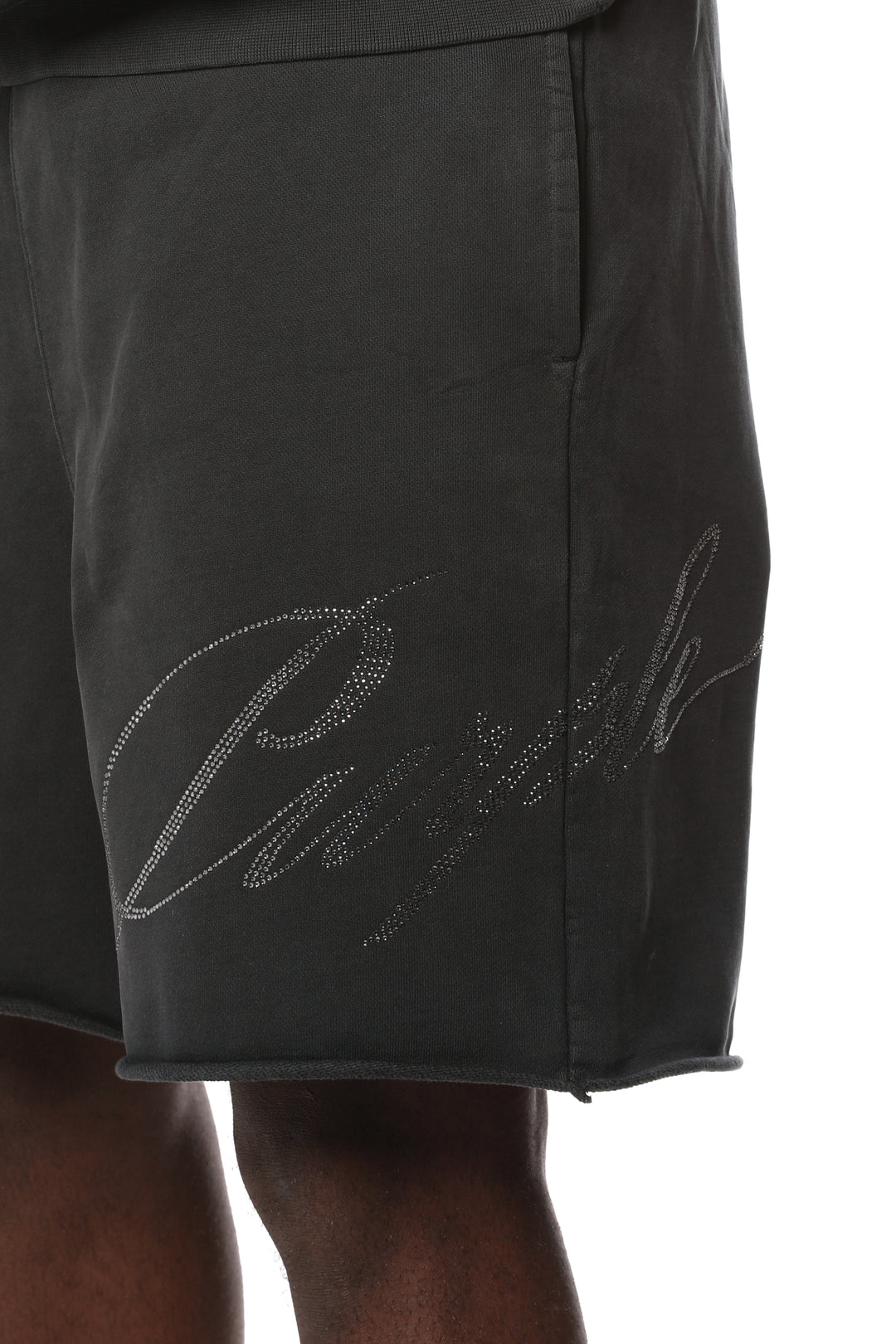 Purple Brand Midweight Fleece Po Shorts - Black