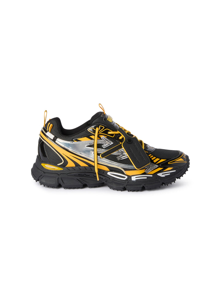 Off - White Sneakers - Be Right Back  - Black and Silver