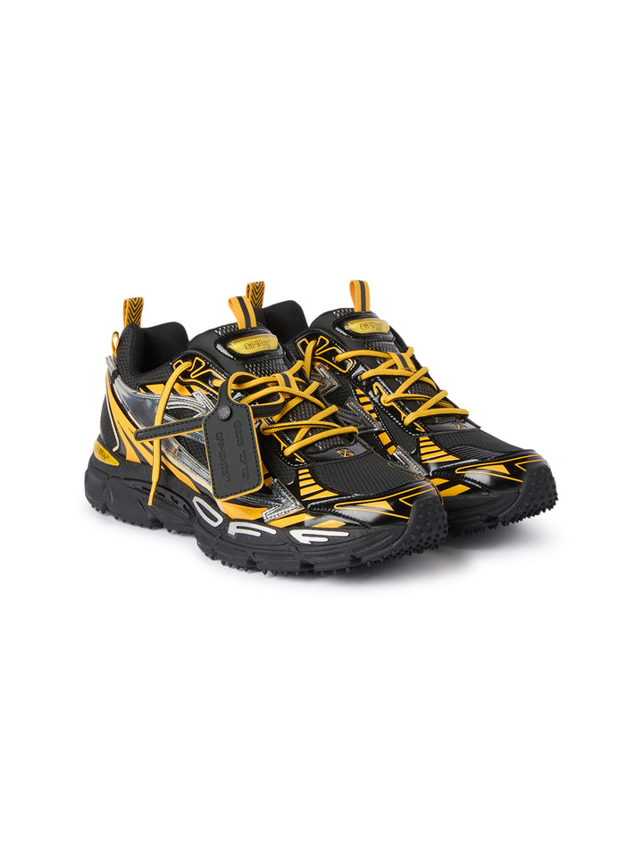 Off - White Sneakers - Be Right Back  - Black and Silver