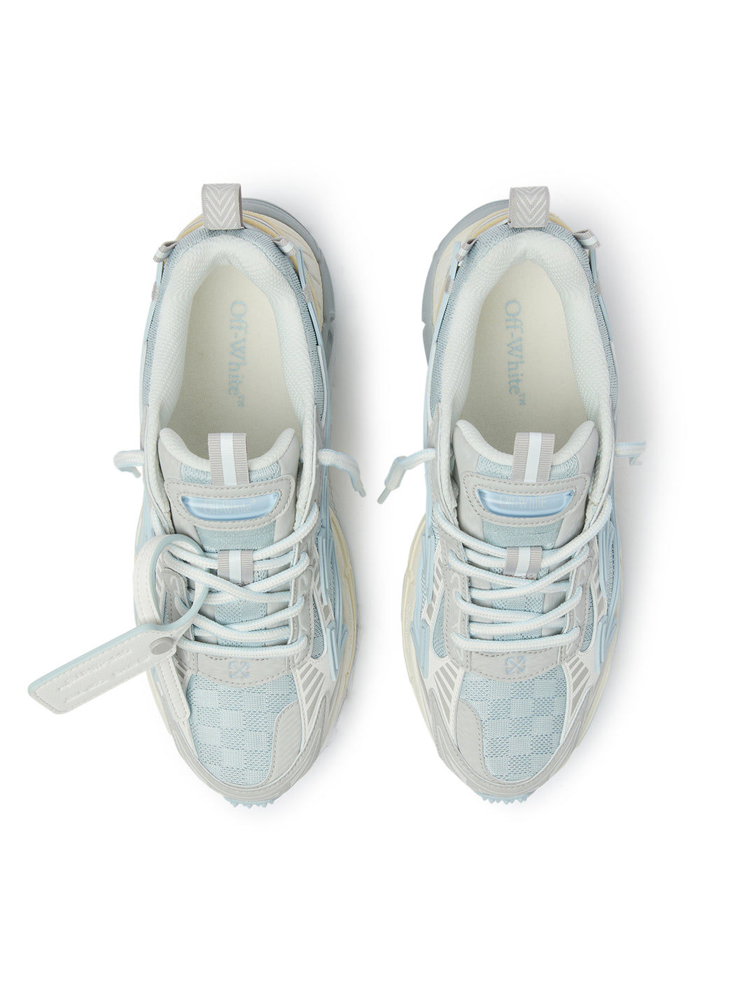 Off-White Sneakers - Be Right Back  - CREAM WHITE/LIGHT BLUE