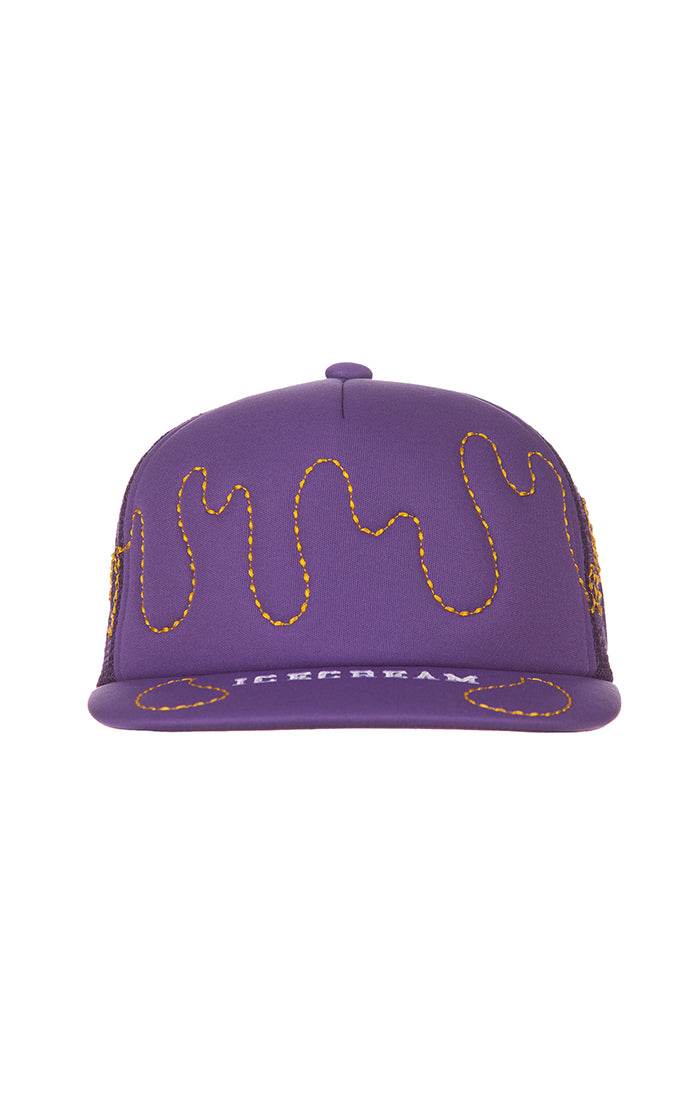 ICECREAM flavor trucker hat - prism violet