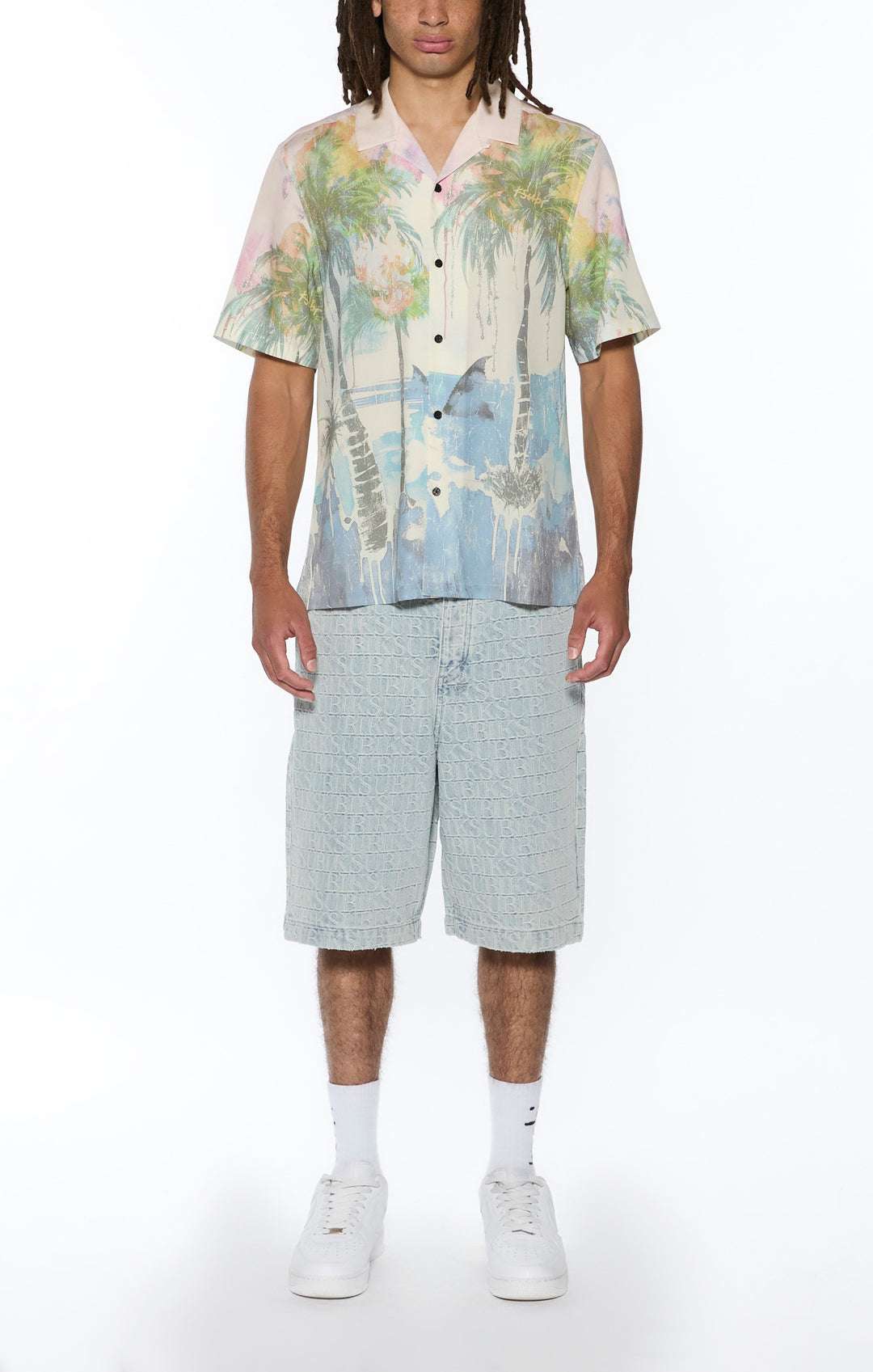 KSUBI poolside ss resort shirt - multi