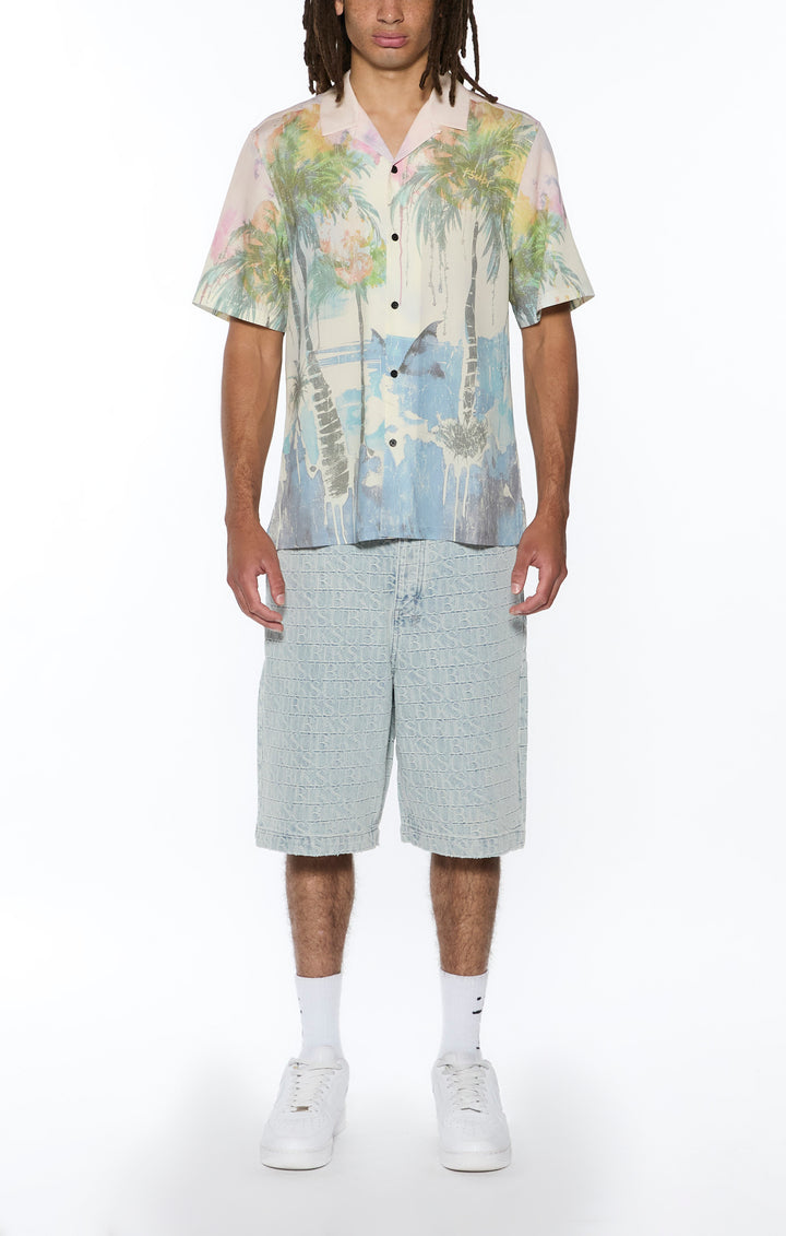 KSUBI poolside ss resort shirt - multi