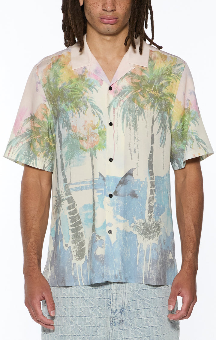 KSUBI poolside ss resort shirt - multi