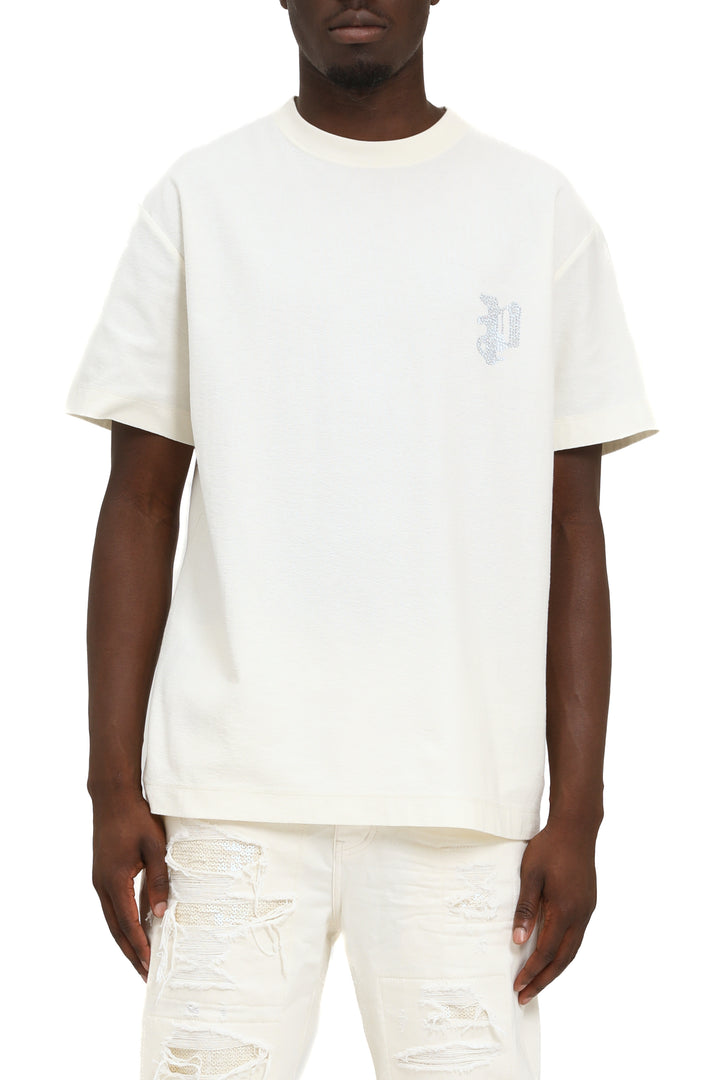 Purple Brand P104 Off White TWSC126 Textured Jersey SS Tee - Off White