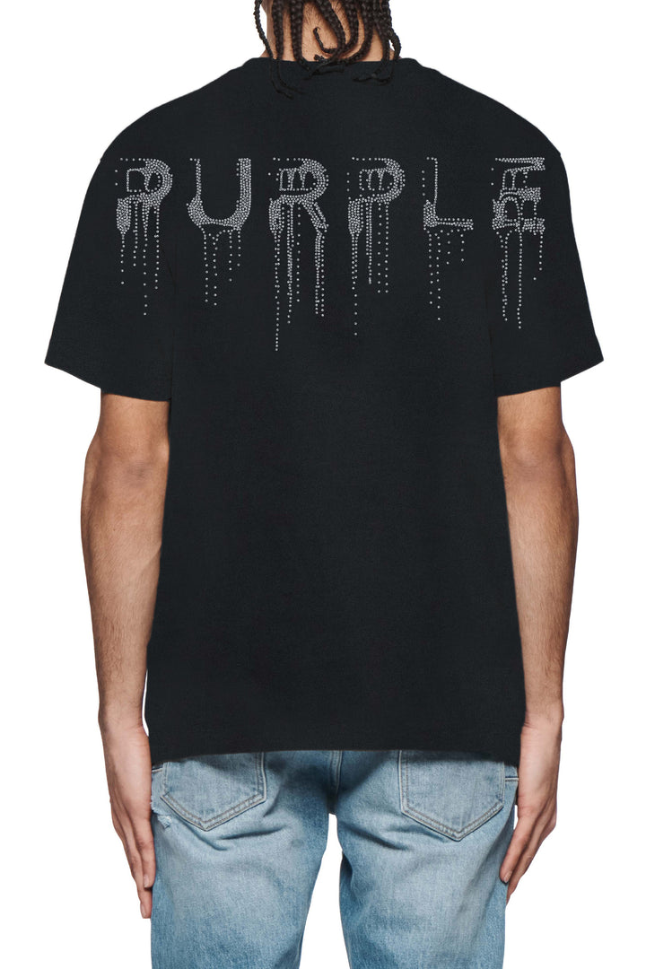 Purple Brand P117 Black HBBG126 HWT Jersey SS Tee - Black