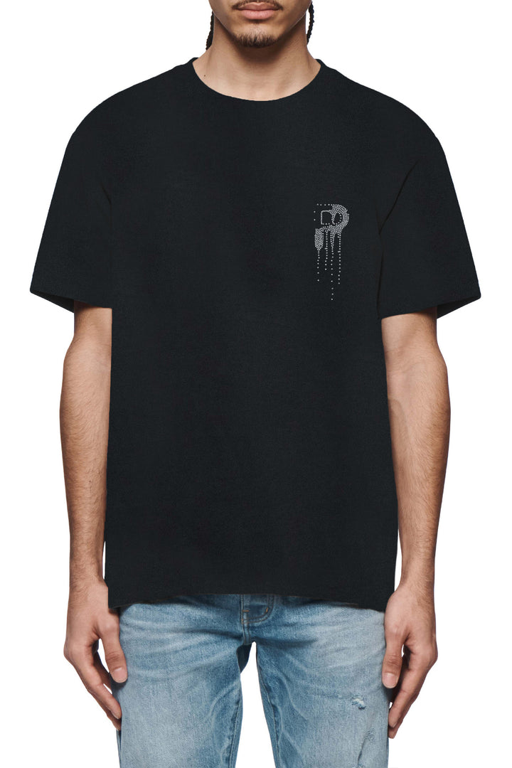 Purple Brand P117 Black HBBG126 HWT Jersey SS Tee - Black