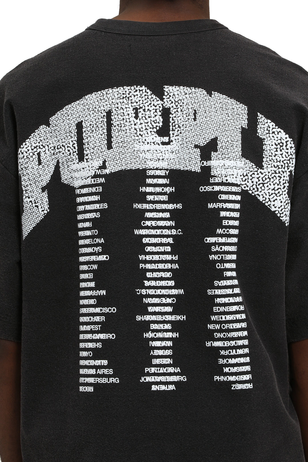 Purple Brand M1057 Black HTBS126 HWT Textured Jersey SS - Black