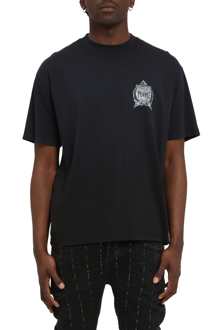 Purple Brand M1098 Navy MJSB126 Merc Jersey SS Oversized Tee - Navy