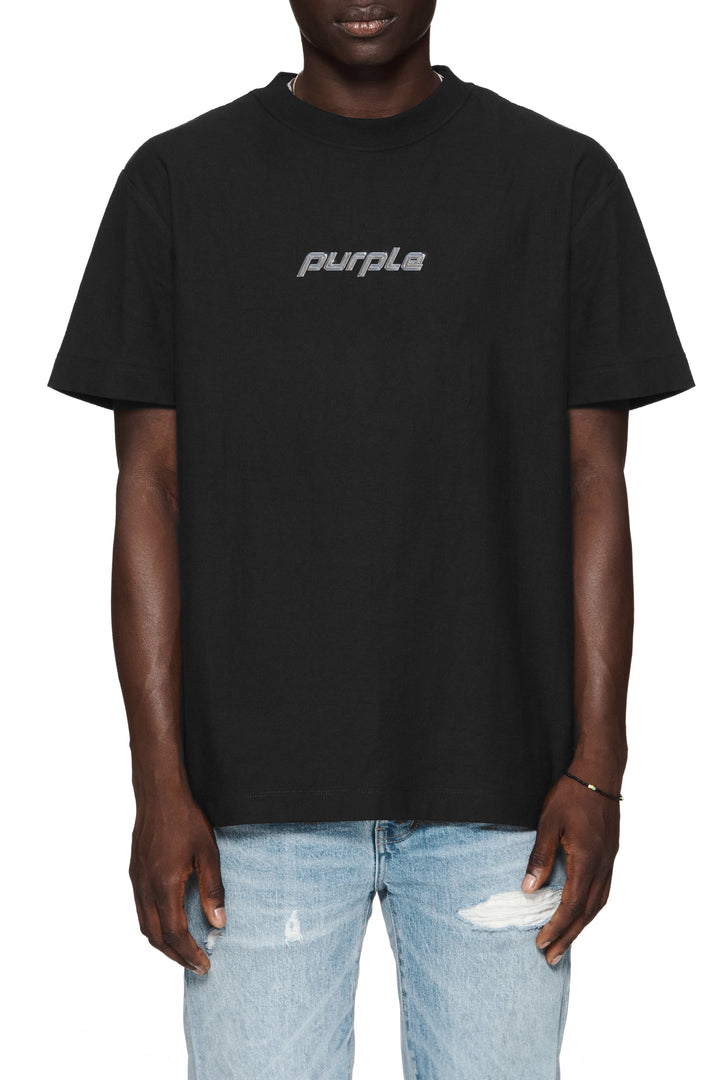 Purple Brand P117 Black HBDN126 HWT Jersey SS Tee - Black
