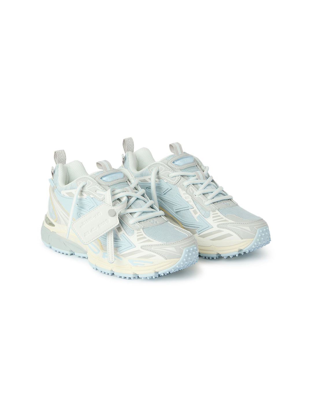 Off-White Sneakers - Be Right Back  - CREAM WHITE/LIGHT BLUE
