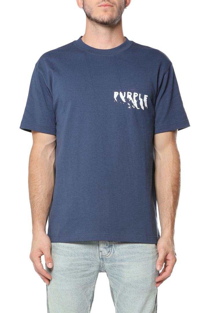 Purple Hwt Jersey Ss Tee - Blue