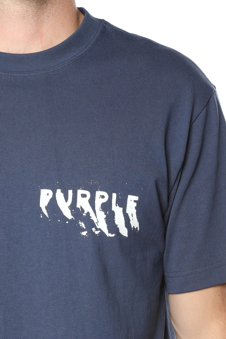 Purple Hwt Jersey Ss Tee - Blue
