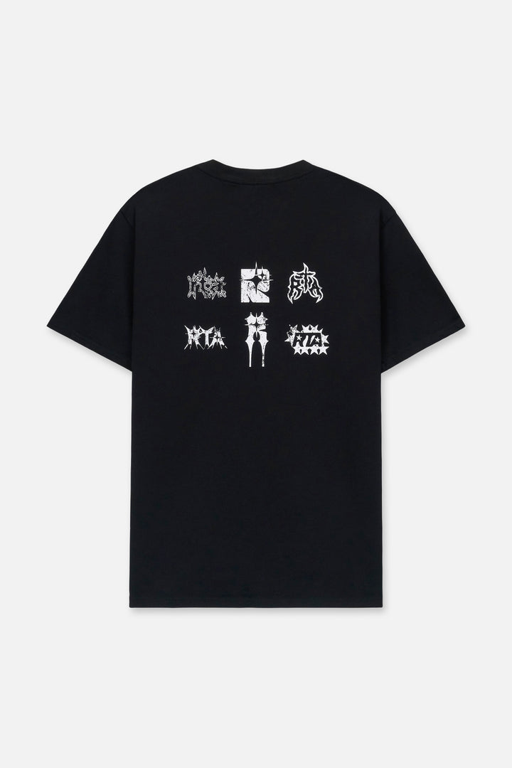 RTA Liam Short Sleeve Tee - Black Razor Type