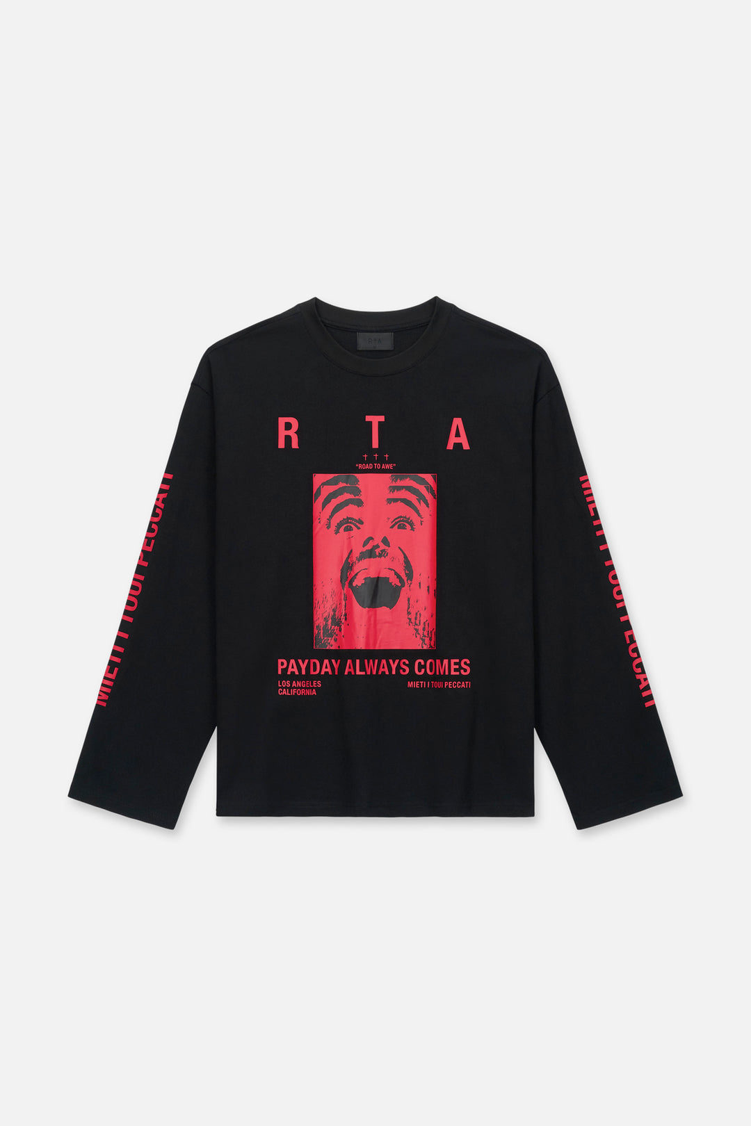 RTA Miguel Swim Trunk - Marceau Oversized Ls Tee | Black Payday