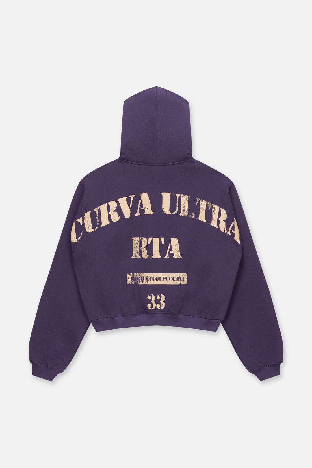 RTA Miguel Swim Trunk - Kaen Cropped ZIP Up Hoodie | Grape Curva Ultra