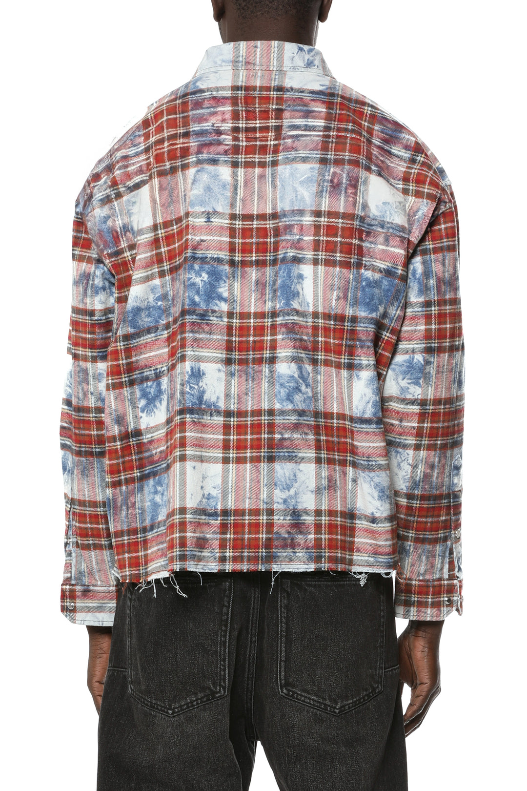Purple Brand -  Plaid Embellished Shirt - M3012-PLEM426