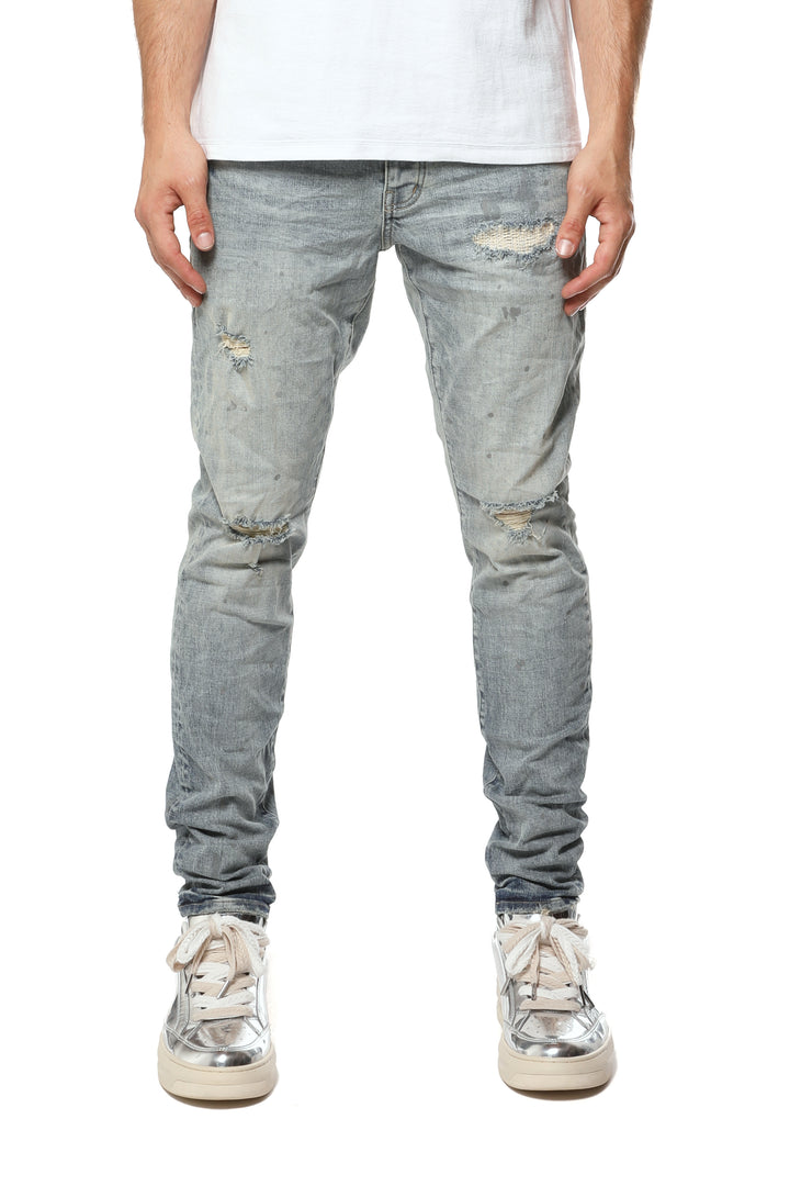 Purple Brand P001-CRLR525 Worn Indigo Reflective Paint