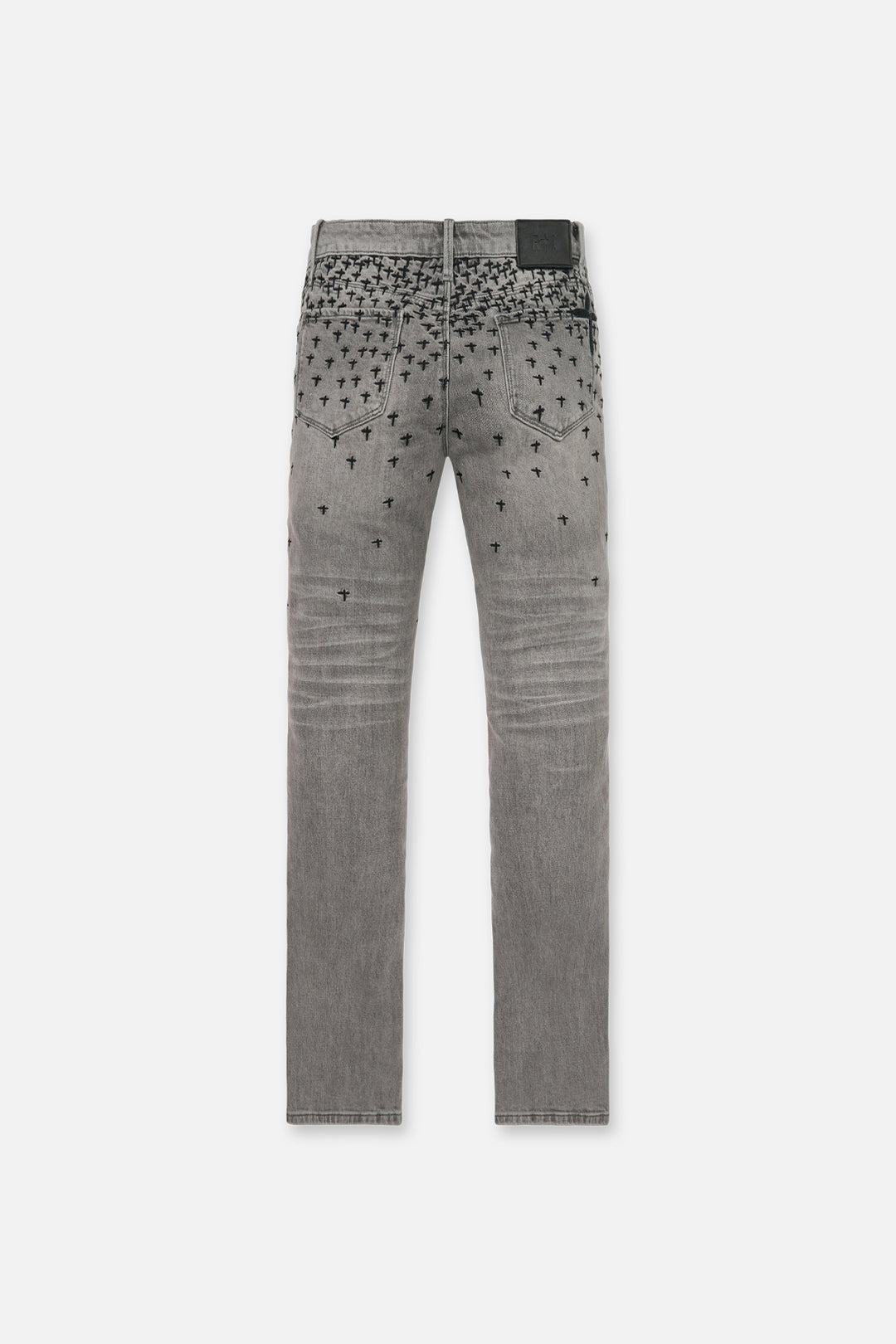 RTA Miguel Swim Trunk - Olivier Stacked Skinny Jean | Smoky Rinse Allover Cross
