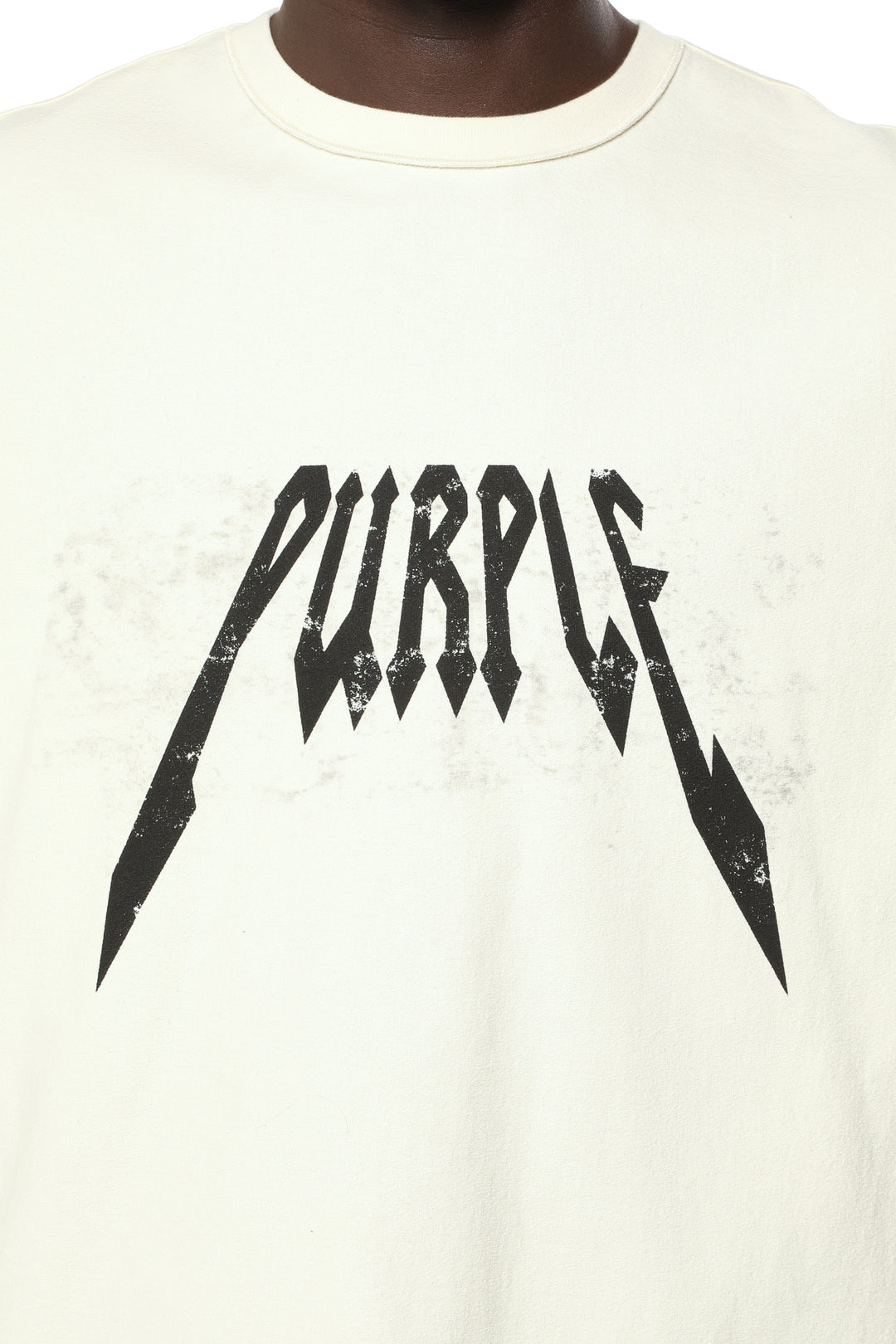 Purple Textured Inside Out Tee P101-TCSP426