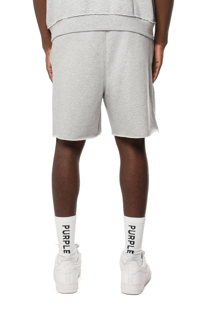 Purple Brand Midweight Fleece Po Shorts - Grey