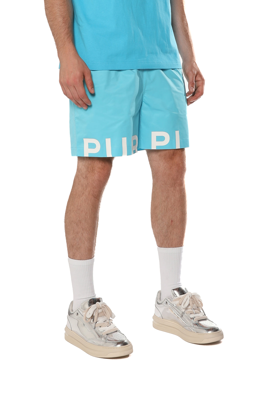 Purple Brand P504- PCRS226- All Round Shorts Blue