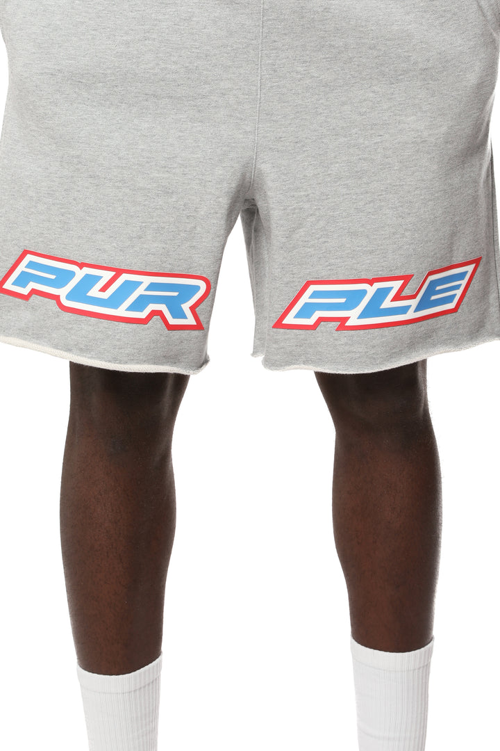 Purple Brand Midweight Fleece Po Shorts - Grey