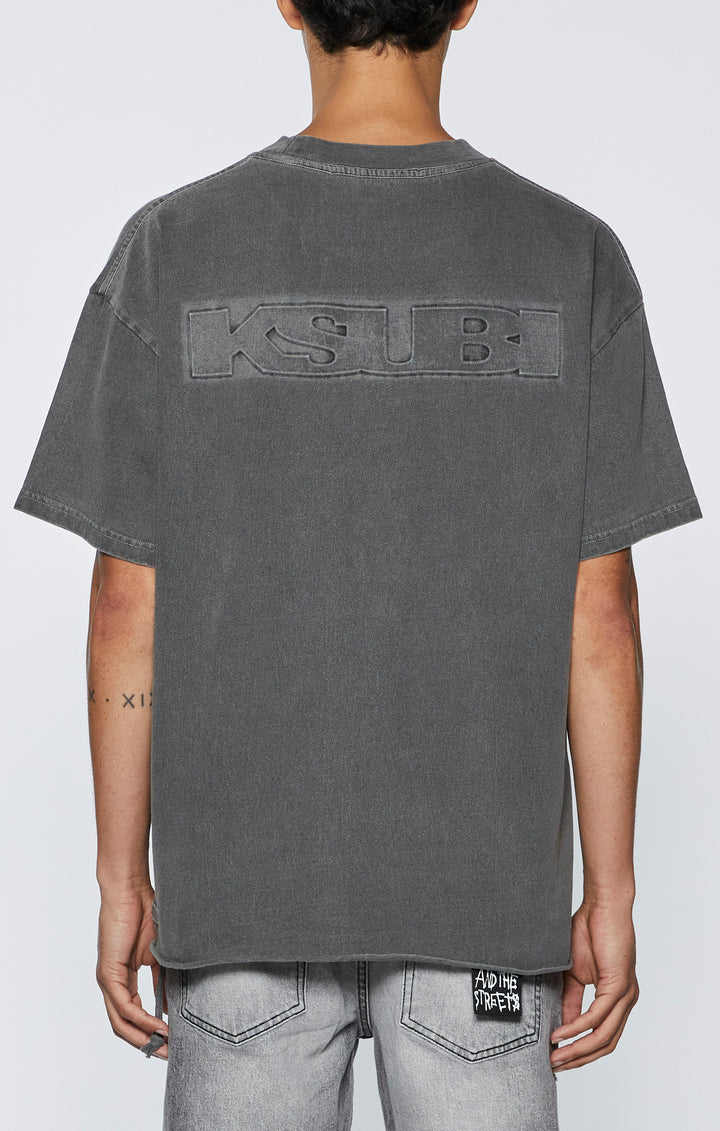 KSUBI intruder ekcess ss tee - charcoal