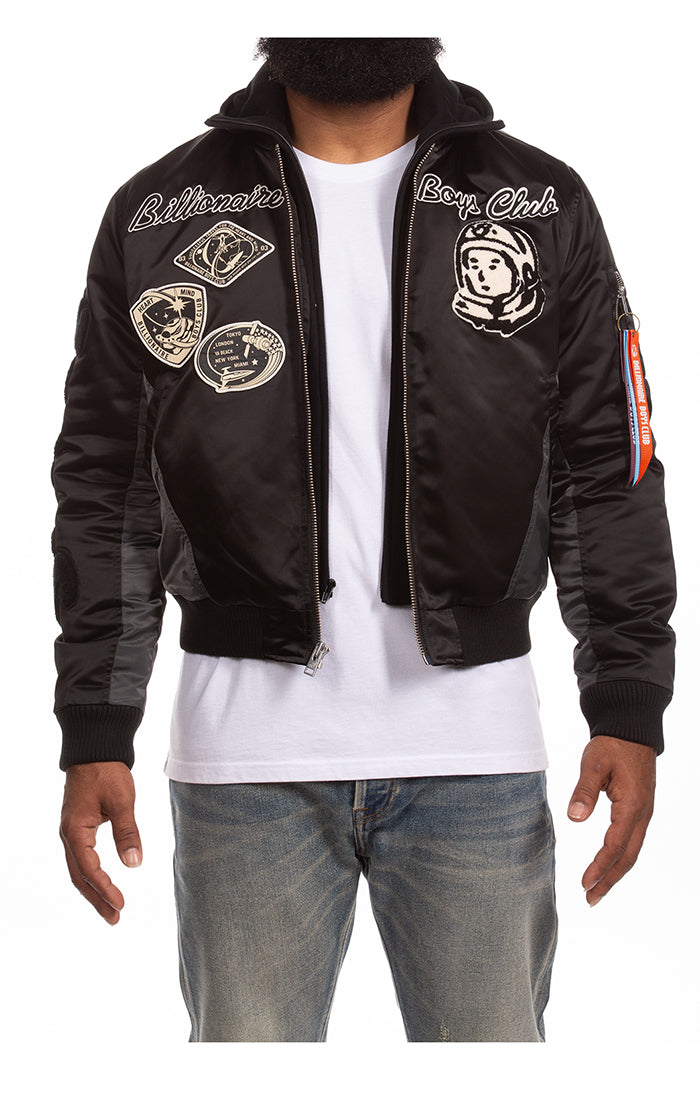 Billionaire Boys Club bb space suit bomber jacket - black