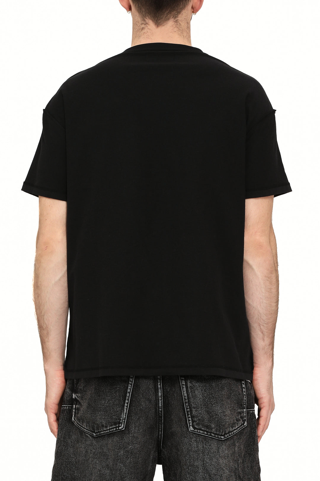 Purple Brand P101 Black TBSW425 Textured Inside Out Tee - Black