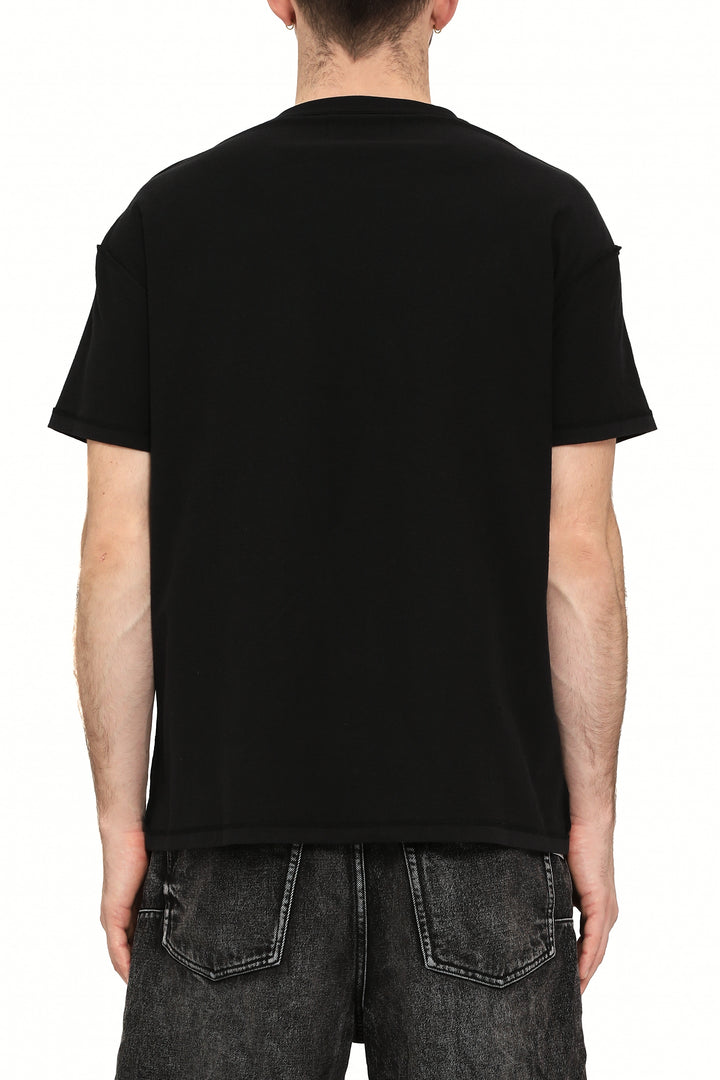 Purple Brand P101 Black TBSW425 Textured Inside Out Tee - Black