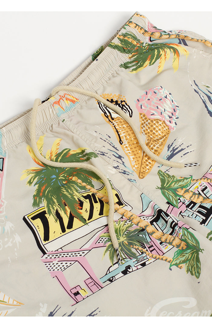 ICECREAM diner shorts - hawaiian