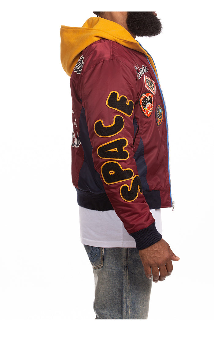 Billionaire Boys Club bb space suit bomber jacket - rhododendron