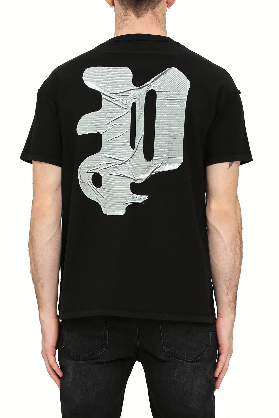 Purple Brand P101 Black TBTP425 Textured Inside Out Tee - Black