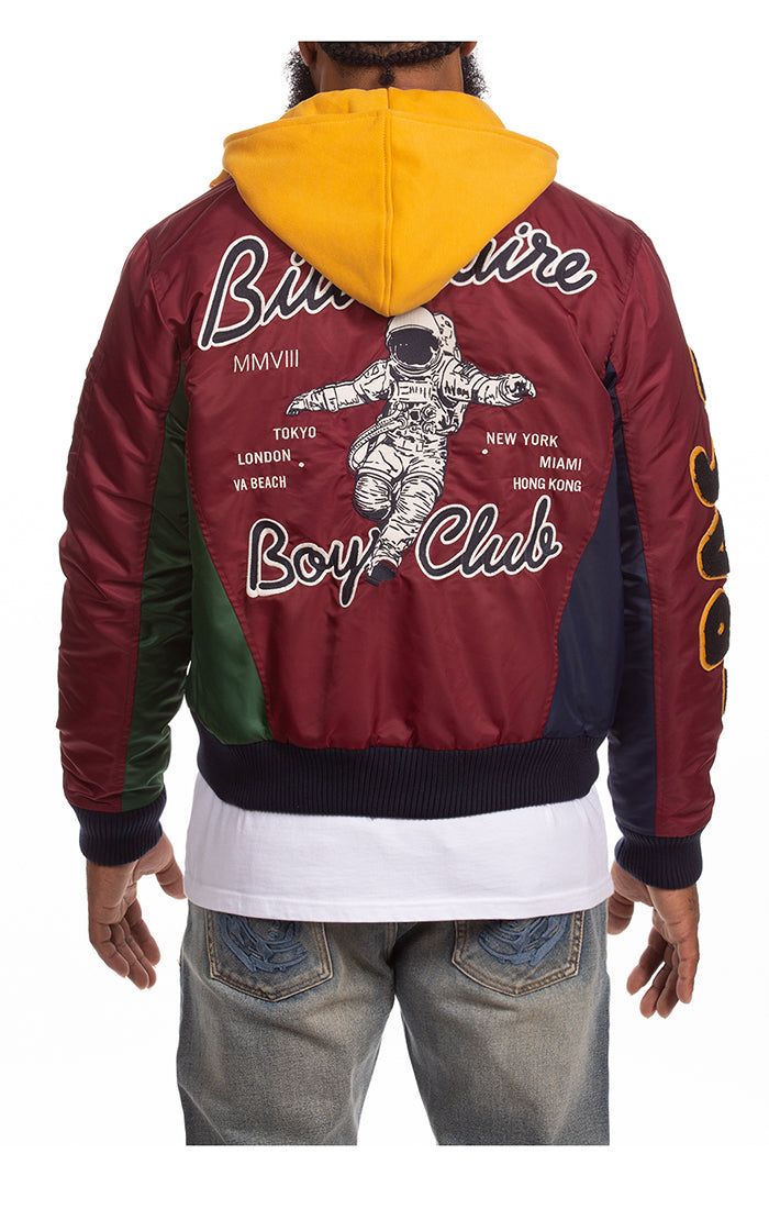 Billionaire Boys Club bb space suit bomber jacket - rhododendron