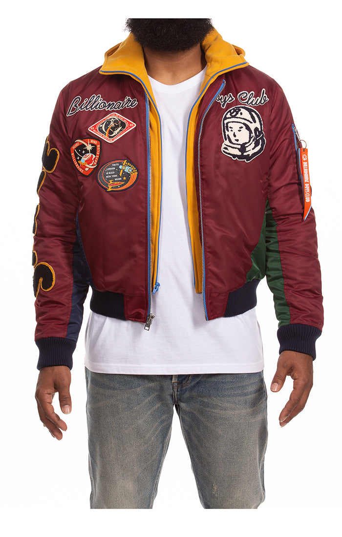 Billionaire Boys Club bb space suit bomber jacket - rhododendron