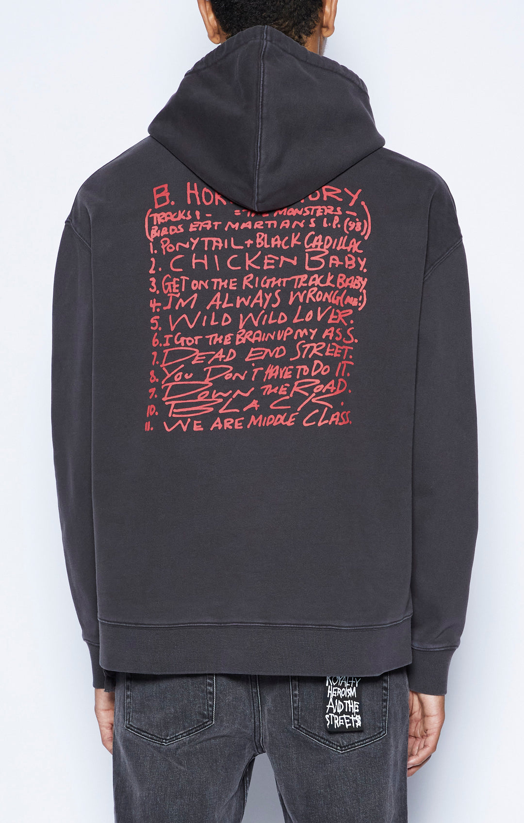 KSUBI hit list biggie hoodie - faded black