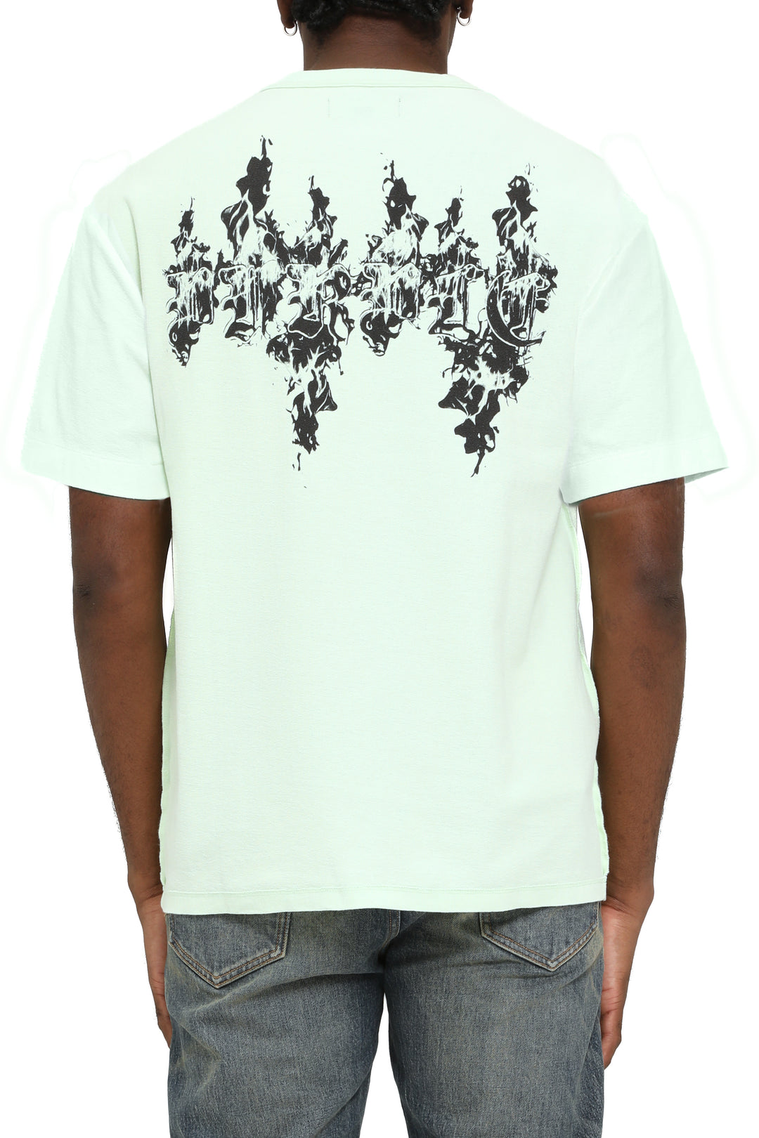 Purple Brand P104 Green TSGF425 Textured Inside Out Tee - Green