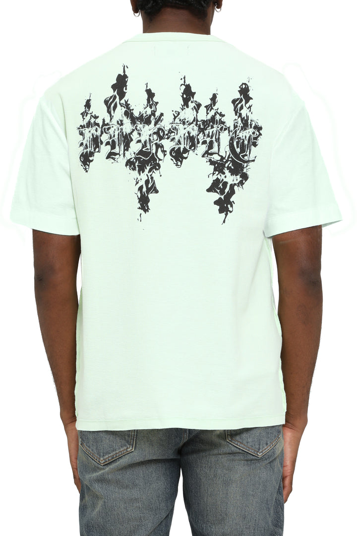 Purple Brand P104 Green TSGF425 Textured Inside Out Tee - Green