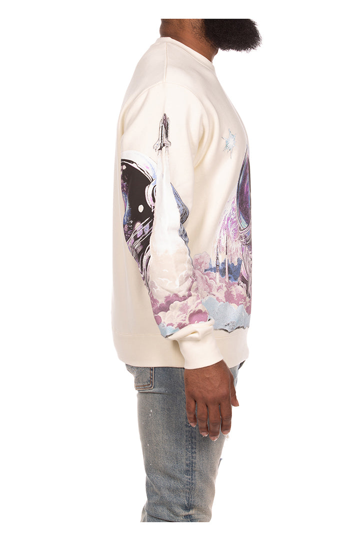 Billionaire Boys Club bb destination sweatshirt - winter white